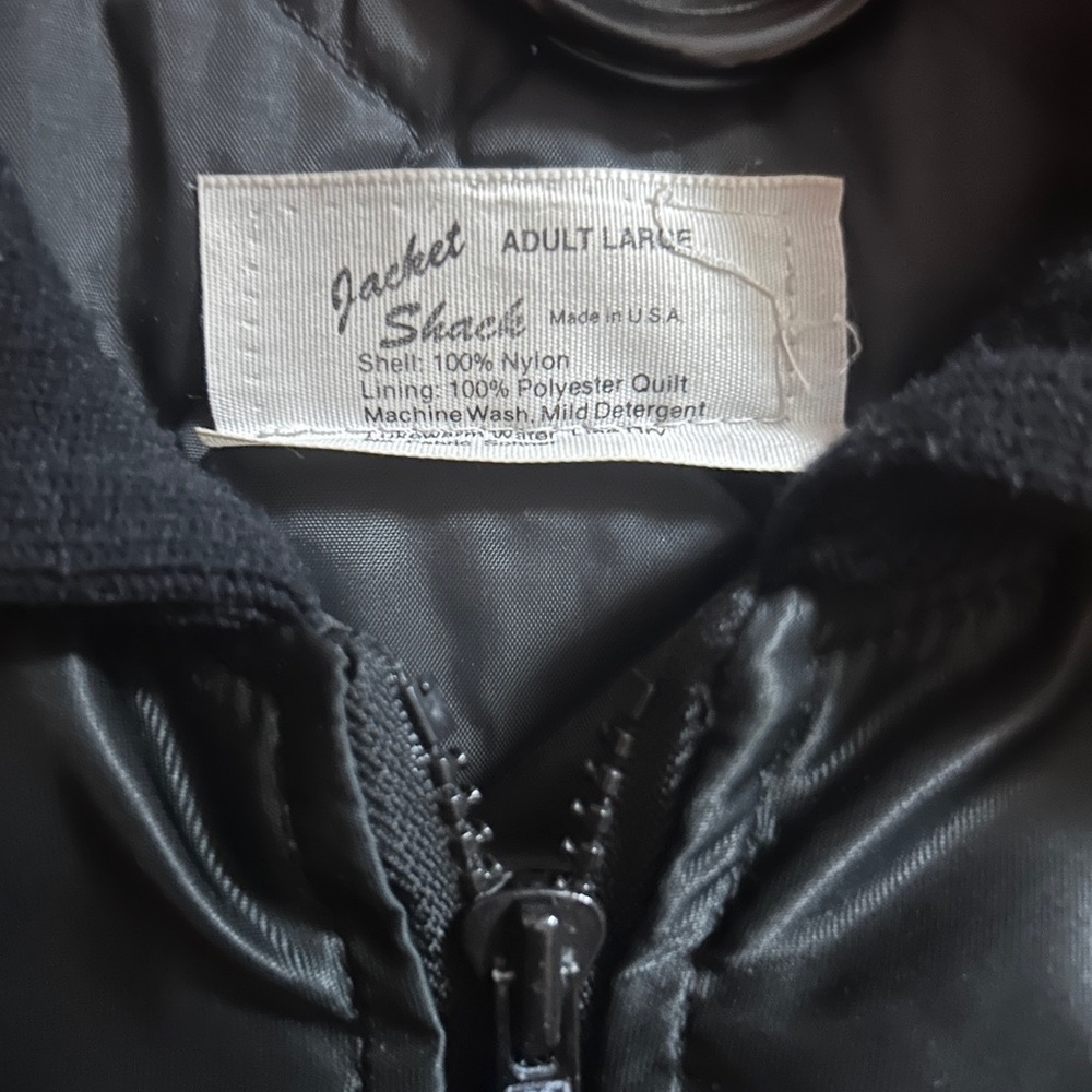 Adult large satin jacket vintage